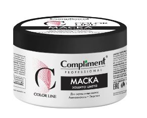 Compliment PROFESSIONAL COLOR LINE МАСКА ДЛЯ ОКРАШЕННЫХ ВОЛОС, 300мл, арт.915311