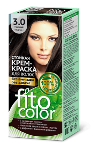 Фотография Фитокосметик Стойкая Крем-Краска для волос  • Fitocolor •  тон Темный каштан 115мл • арт.4821