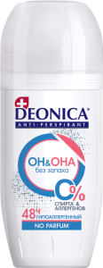 Фотография Deonica Дезодорант-антиперспирант • Шариковый • ОН & ОНА • 50 мл • арт.11-194