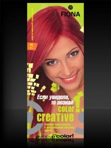 Фотография Fiona Creative color • тон 7.8 Магический красный