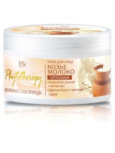 Фотография Iris Фитотерапия • Крем для лица • Козье молоко • • 180мл банка