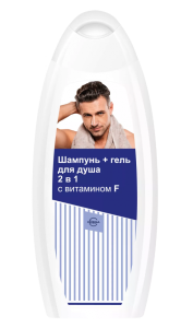 Фотография Свобода косметика Шампунь + Гель для душа 2 в 1 Svoboda • с витамином F • 430мл • арт.1072544