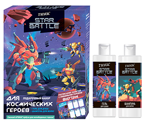 Compliment ПН №1184 ТИМИ Star battle с ароматом Арбуза  (Ш-нь 200мл +Пена200мл.+Расписан ) арт.64772