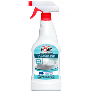 Фотография Витекс HOME • Чистящий СПРЕЙ для ДУШЕВЫХ КАБИН и АКРИЛОВЫХ ВАНН, 500мл, код 02 23