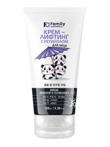 FAMILY COSMETICS ПАНДА Крем-Лифтинг с Ретинолом для лица, 100мл, арт. FCFC-504