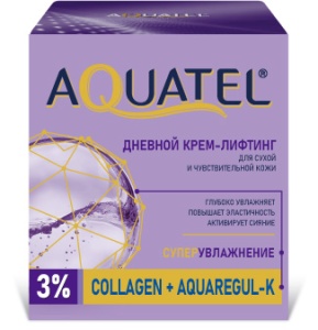 ВЕСНА AQUATEL Дневной Крем-Лифтинг для лица для сухой и чувствительной кожи, баночка 50мл арт.2444