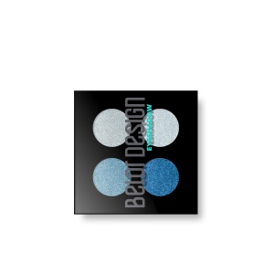 BelorDesign Тени компактные Delicate 4-х цветная сборка №49  сине-голубая