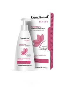 Фотография Compliment INTIMATE Гель Мягкий для интимной гигиены для чувствительной кожи 250мл • арт.913782
