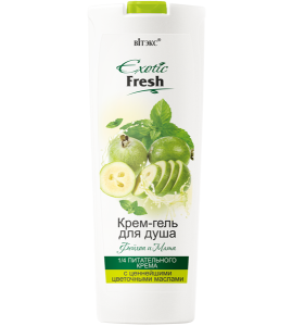 Фотография Витекс EXOTIC • FRESH Крем-гель для душа ФЕЙХОА И МЯТА 500мл код 01 55