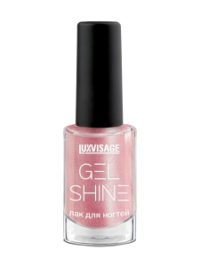 LUXvisage ЛАК для ногтей GEL SHINE тон 106 (Розовый с жемчужным перламутром) 9г, арт.К227