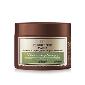 Фотография  БЕЛИТА Королевские Масла Бальзам-Парфюм для волос Увлажняющий "Ваниль и Розовый Перец", 300 мл