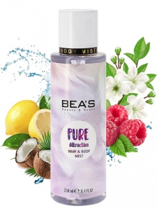 Фотография  BEAS Мист для волос и тела Pure Attraction , 250мл