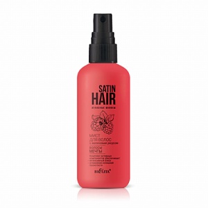БЕЛИТА SATIN HAIR МИСТ для волос с малиновым уксусом 