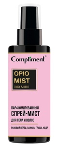 Compliment Спрей-Мист для тела и волос OPIO Парфюмированный, 110мл Фотография  Compliment Спрей-Мист для тела и волос OPIO Парфюмированный, 110мл