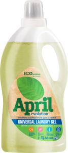 Фотография СОНЦА APRIL EVOLUTION • Гель для стирки • 2л • Универсальный EcoSolution