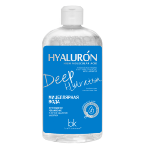 Фотография Белкосмекс Мицелярная вода • Интенсивное увлажнение • Hyaluron Deep Hydration • 500мл