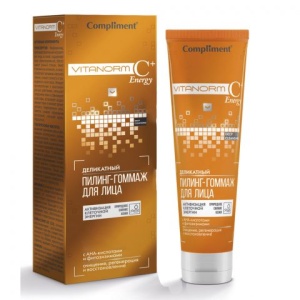 Фотография Compliment VITANORM C+Energy Деликатный Пилинг-гоммаж для лица 80 мл • арт.872398