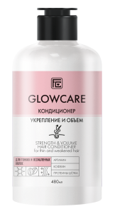 Фотография Family Cosmetics Кондиционер для Тонких И Ослабленных Волос • Укрепление И Объём • Glow Care • 480мл • Арт.Gc-10610