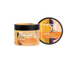 Compliment Скраб для тела с экстр. маракуйи и лилавади НАСЫЩЕНИЕ ВИТАМИНАМ.и ДЕТОКС 400мл арт.640927