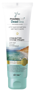 Фотография Витекс PHARMACos • Dead Sea • КРЕМ-butter для ног против трещин восстанавливающий 100мл, код 50 18