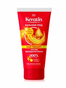 Фотография Iris Бальзам-Уход HAIR THERAPY Против выпадения волос (KERATIN PROGRAM) • 180мл