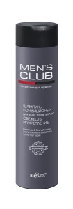 MENS CLUB Шампунь-кондиционер для всех типов волос Свежесть и укрепление 300мл