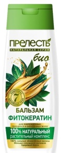 Фотография Прелесть БИО Бальзам • ФИТОКЕРАТИН для поврежденных и секущихся волос • 250мл
