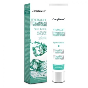 Фотография Compliment HYDRALIFT HYALURON КРЕМ-флюид Дневной глубокого действия для лица 50 мл. • арт.797859