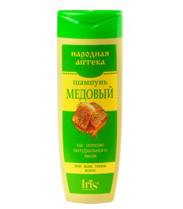 Iris Народная аптека Шампунь Медовый  для всех типов волос 400мл