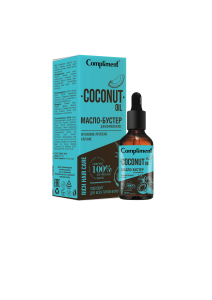 Фотография Compliment RichHairCare МАСЛО-БУСТЕР для кончиков волос Интенсивное укрепление и питание COCONUT OIL, 27мл • арт.911320