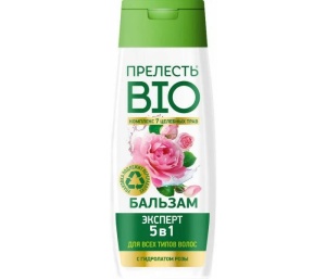 ПРЕЛЕСТЬ БАЛЬЗАМ 5 в1 для повреждённых и секущихся волос Био 250мл с гидролатом Розы, арт. 21-063