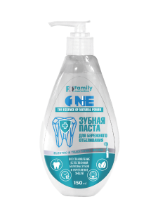 FAMILY COSMETICS Зубная Паста ДЛЯ БЕРЕЖНОГО ОТБЕЛИВАНИЯ, флакон 150мл Арт.FTPO-5003