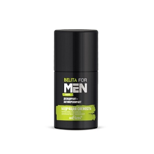 BELITA  FOR MEN Дезодорант-Антиперспирант БОДРЯЩАЯ СВЕЖЕСТЬ, 50мл