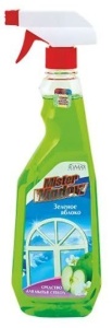 ROMAX  Mister Window Средство для мытья стёкол ЗЕЛЁНОЕ ЯБЛОКО, 750мл