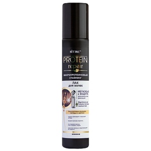 ВИТЭКС PROTEIN REPAIR Микропротеиновый стайлинг Лак для волос Мегаобъем и Защита Макс.фиксация 215мл