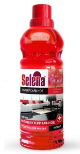 Фотография Selena Средство для мытья полов • Дезинфицирующее • Цветочная свежесть • 1л • арт.МО-44