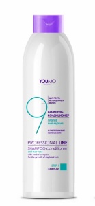 Iris Professional Line Шампунь-Кондиционер №9 с растительным комплексом для роста истощённых .волос,