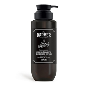 Фотография  БЕЛИТА Barber Line Шампунь Универсальный мужской для волос и бороды, 400 мл
