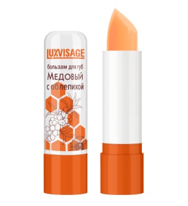 Luxvisage Бальзам для губ Медовый, с ОБЛЕПИХОЙ (без блистера) 3,9 г.
