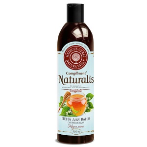 Фотография Compliment Пена для ванн • Согревающая • Мёд и Липа • Naturalis • 500 Мл • Арт.793394
