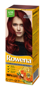 Фотография Acme-Color Крем-Краска для волос • Rowena •  Стойкая • Тон 6.55 • Махагон
