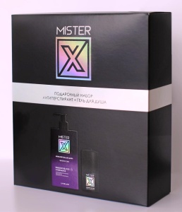 LIV DELANO MISTER X №2 (300г) Подарочный набор (Антиперспирант 50г+Гель д/душа sensitive 250г)/10шт