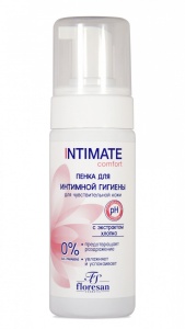 Фотография Флоресан Intimate • Интимная ПЕНКА комфорт и свежесть с экстрактом ХЛОПКА 24 часа, 150мл • арт.Ф-271