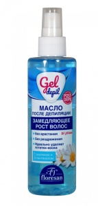 Флоресан Гелевая депиляция Масло косметическое после депиляции, замедляющее рост волос с азуленом и