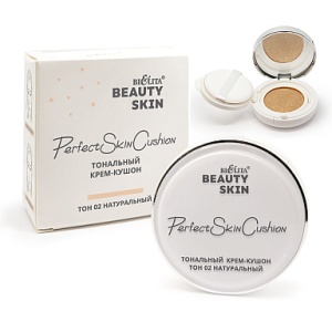 Фотография  БЕЛИТА Beauty Skin Тональный Крем-КУШОН тон 02 натуральный, 12 г