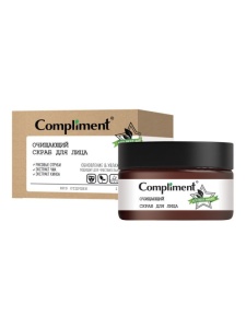 Фотография Compliment ECO BEST Очищающий СКРАБ для лица, 100мл • арт.911184