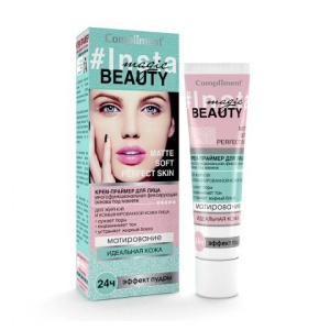 Фотография Compliment INSTA MAGIC BEAUTY Крем-праймер (многофункциональная фиксирующая основа под макияж для жирной и комбинированной кожи лица), 50мл • арт.875443