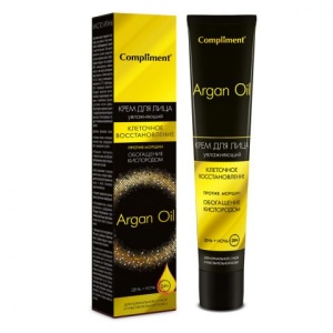 Фотография Compliment ARGAN OIL Крем для лица ДЕНЬ + НОЧЬ 50 мл • арт.797958