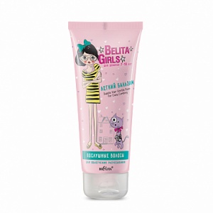 Фотография Belita Girls для девочек 7-10лет Лёгкий БАЛЬЗАМ "Послушные волосы" для облегчения расчёсывания, туба • 200мл