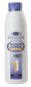 Iris Профессиональный Шампунь №1 Бережный уход с экстрактом Ромашки для всех типов волос 1л